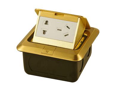 方形彈起式地插（五孔電源） DC-2T